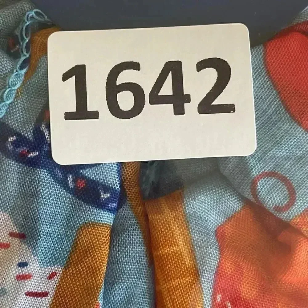 Red White Blue Scarf  Patriotic, Freedom, 4th of July, Ice Cream One Size  #1641